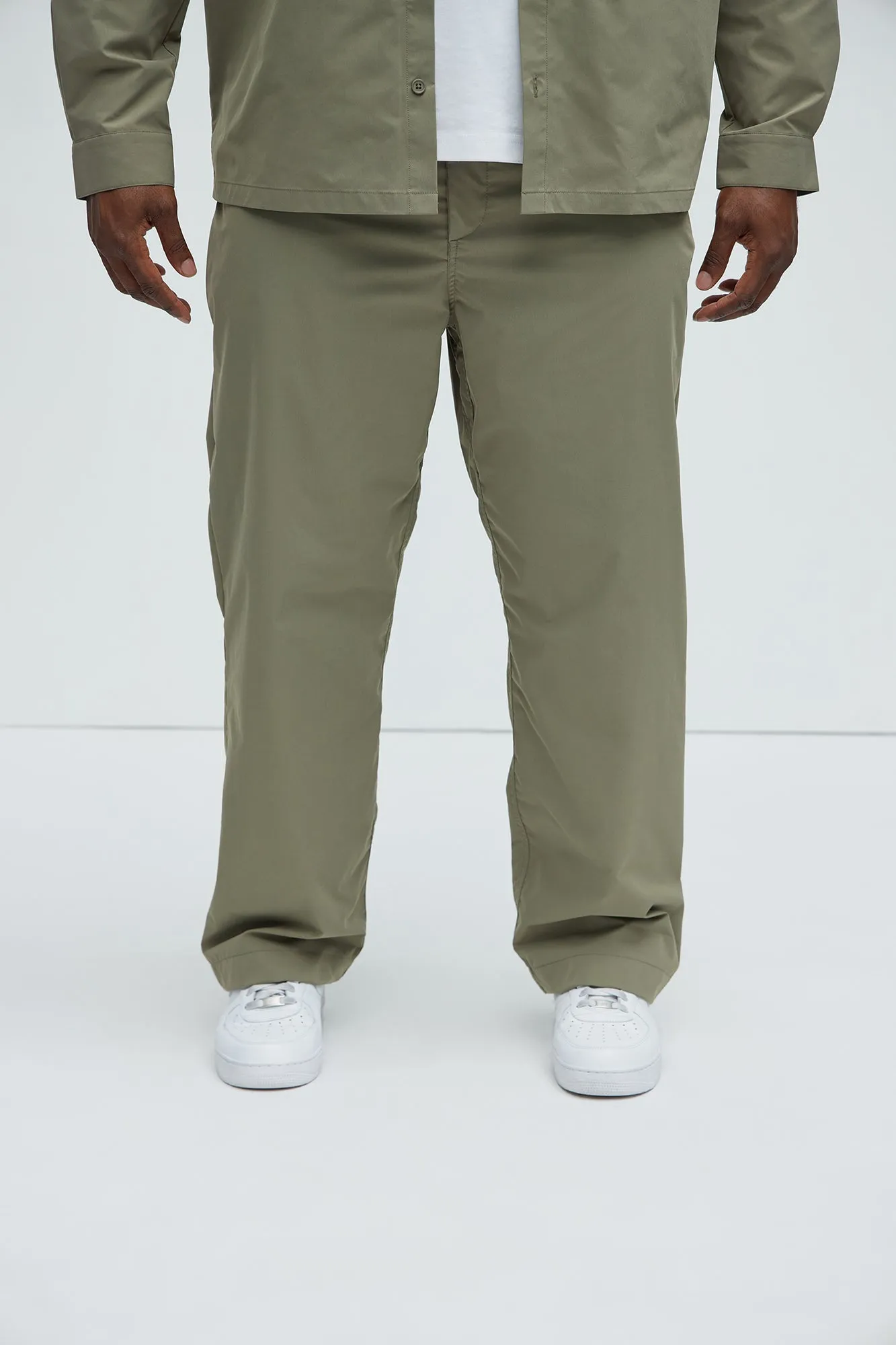 Ansel Tech Straight Commuter Pants - Olive