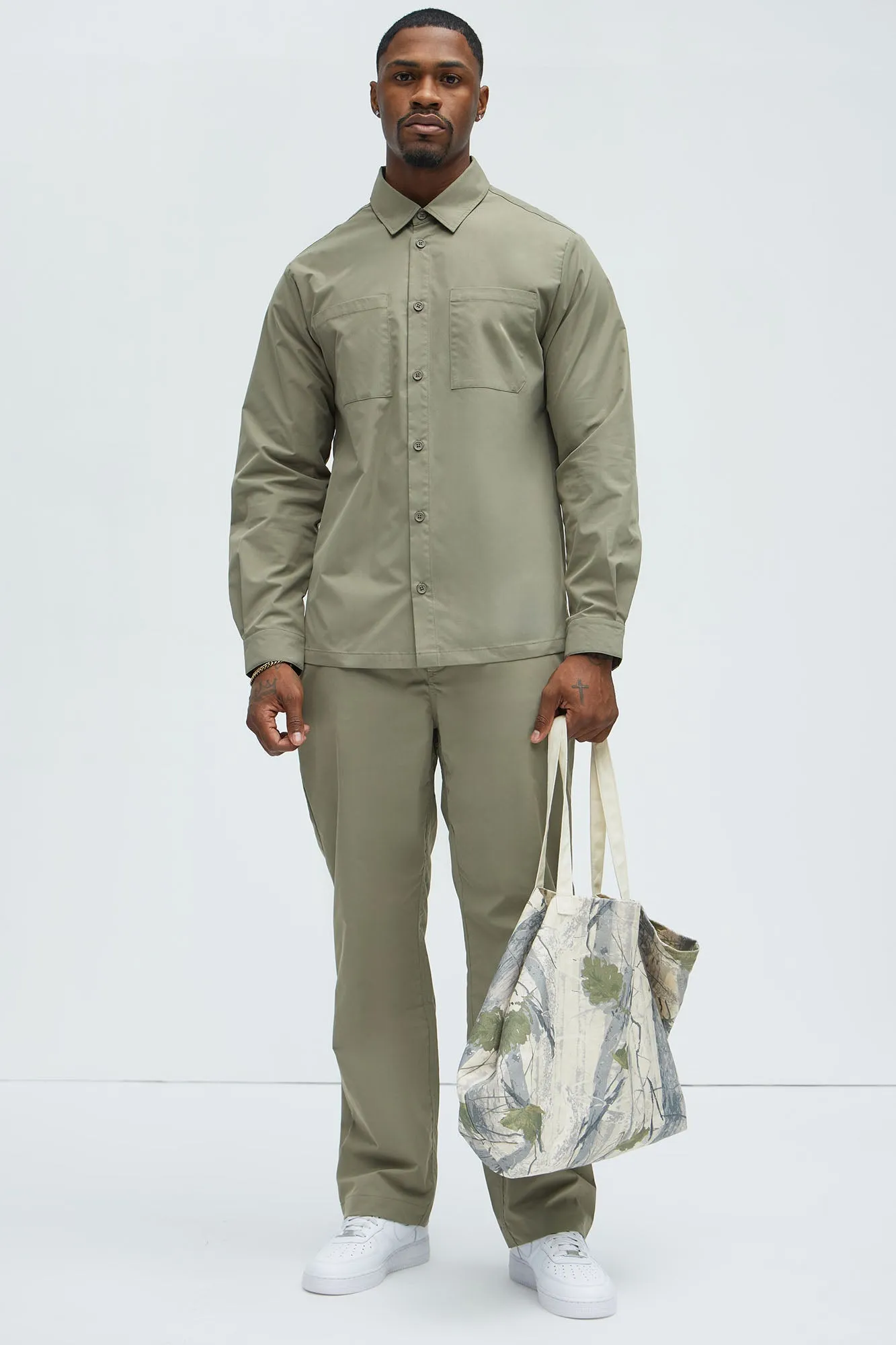 Ansel Tech Straight Commuter Pants - Olive