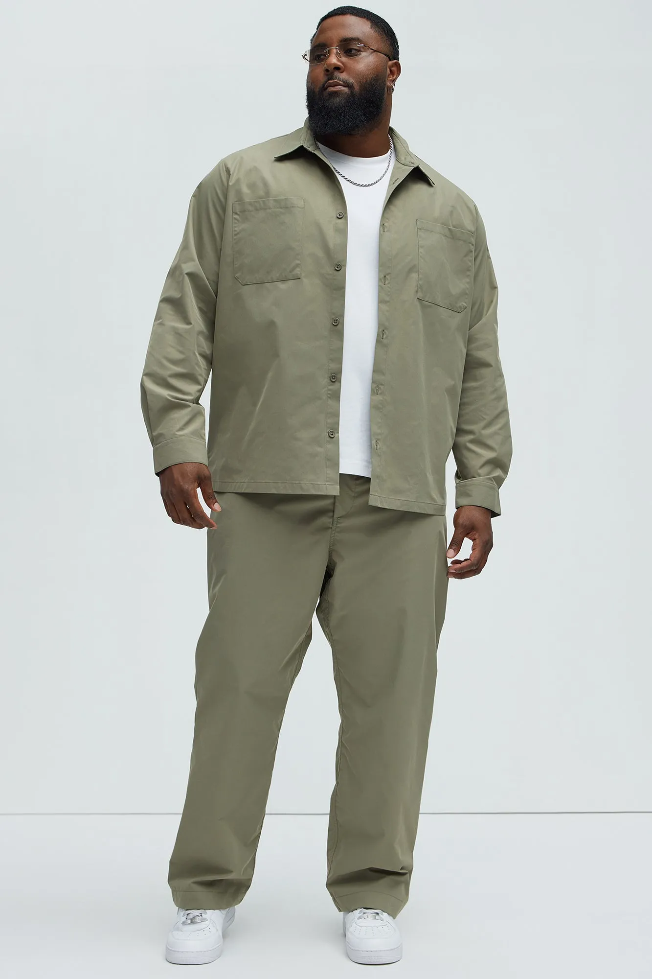 Ansel Tech Straight Commuter Pants - Olive