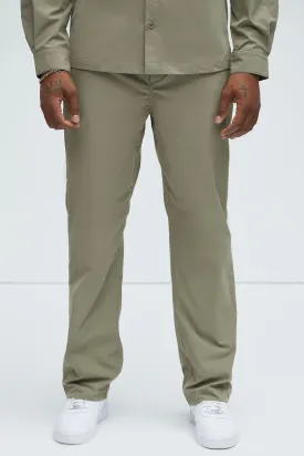 Ansel Tech Straight Commuter Pants - Olive