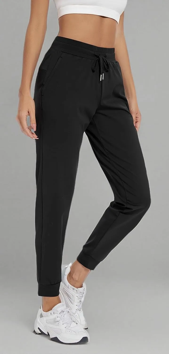Blaosn Workout Joggers Pants for Women with Pockets Gym Yoga Athletic Sweatpants Girls Lounge Leggings Trendy Clothes Fall