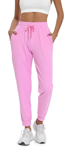 Blaosn Workout Joggers Pants for Women with Pockets Gym Yoga Athletic Sweatpants Girls Lounge Leggings Trendy Clothes Fall
