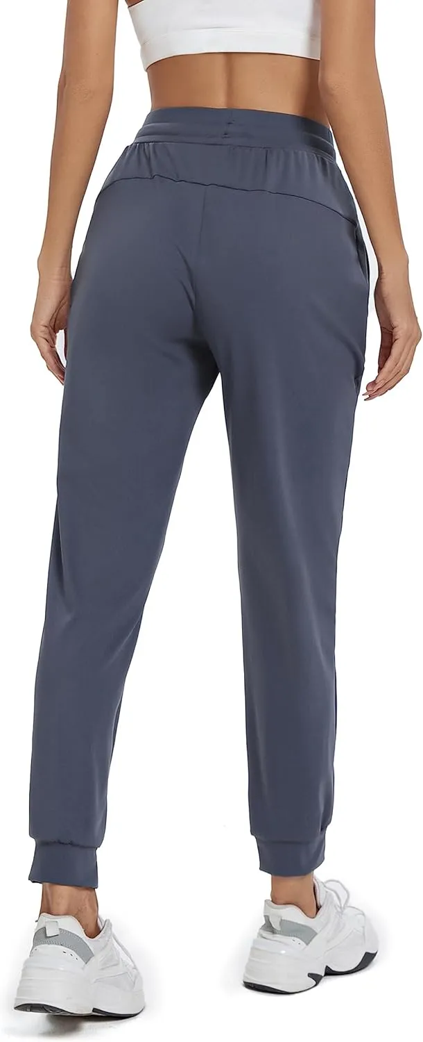 Blaosn Workout Joggers Pants for Women with Pockets Gym Yoga Athletic Sweatpants Girls Lounge Leggings Trendy Clothes Fall