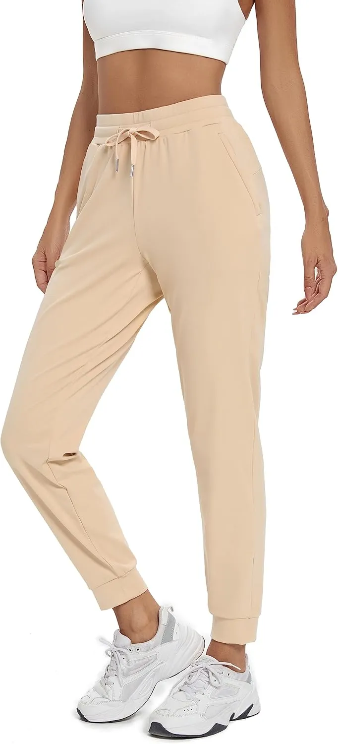 Blaosn Workout Joggers Pants for Women with Pockets Gym Yoga Athletic Sweatpants Girls Lounge Leggings Trendy Clothes Fall