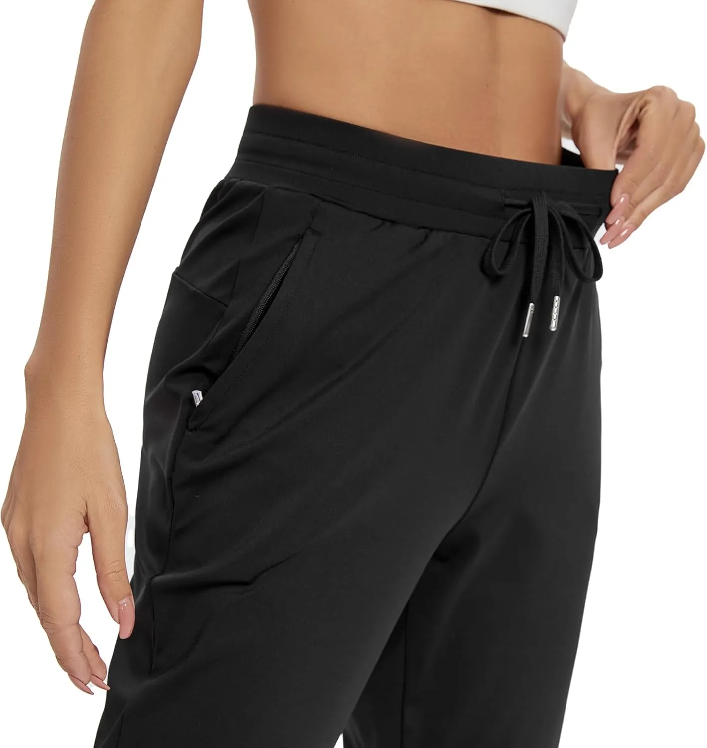 Blaosn Workout Joggers Pants for Women with Pockets Gym Yoga Athletic Sweatpants Girls Lounge Leggings Trendy Clothes Fall