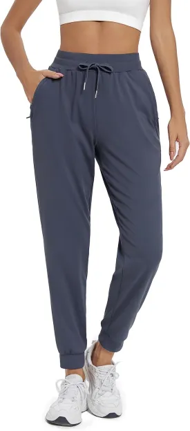 Blaosn Workout Joggers Pants for Women with Pockets Gym Yoga Athletic Sweatpants Girls Lounge Leggings Trendy Clothes Fall