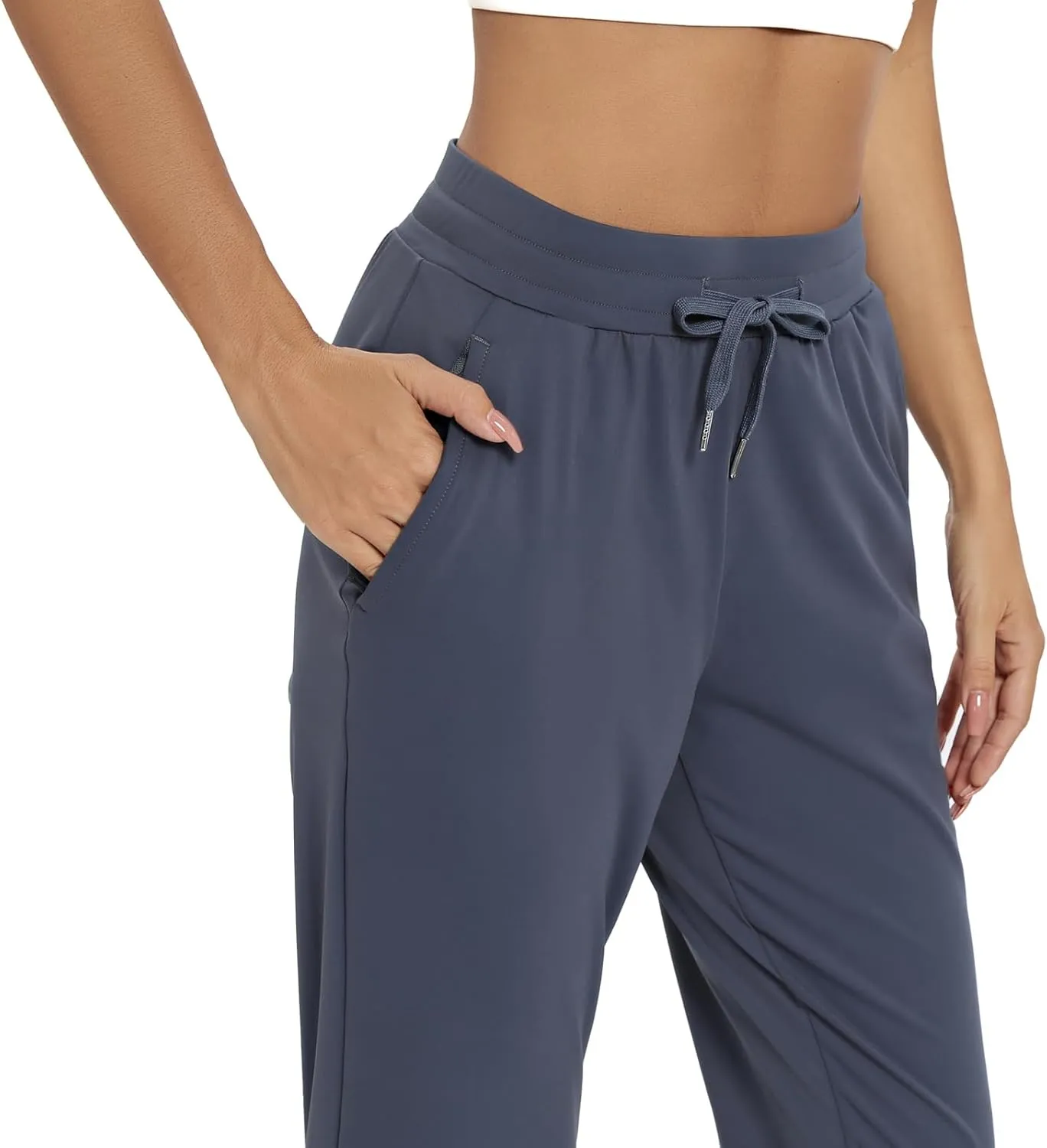 Blaosn Workout Joggers Pants for Women with Pockets Gym Yoga Athletic Sweatpants Girls Lounge Leggings Trendy Clothes Fall