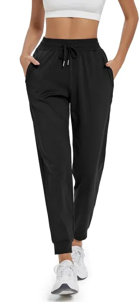 Blaosn Workout Joggers Pants for Women with Pockets Gym Yoga Athletic Sweatpants Girls Lounge Leggings Trendy Clothes Fall