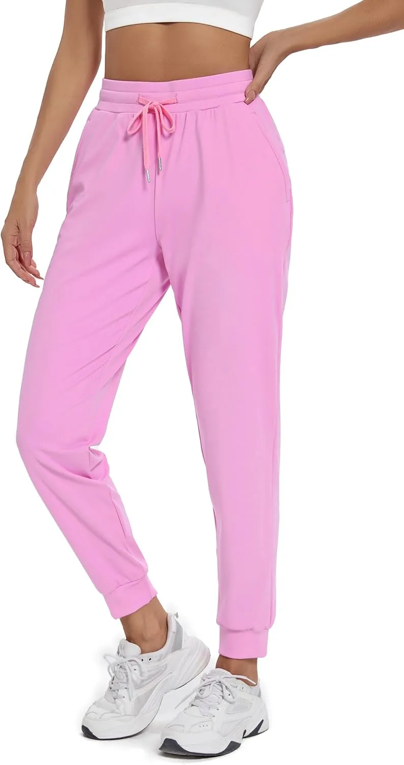 Blaosn Workout Joggers Pants for Women with Pockets Gym Yoga Athletic Sweatpants Girls Lounge Leggings Trendy Clothes Fall