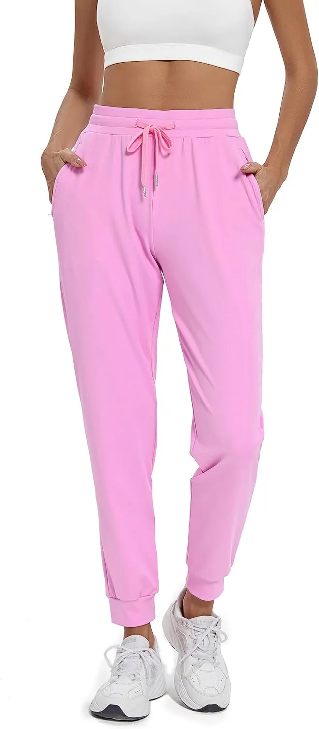 Blaosn Workout Joggers Pants for Women with Pockets Gym Yoga Athletic Sweatpants Girls Lounge Leggings Trendy Clothes Fall