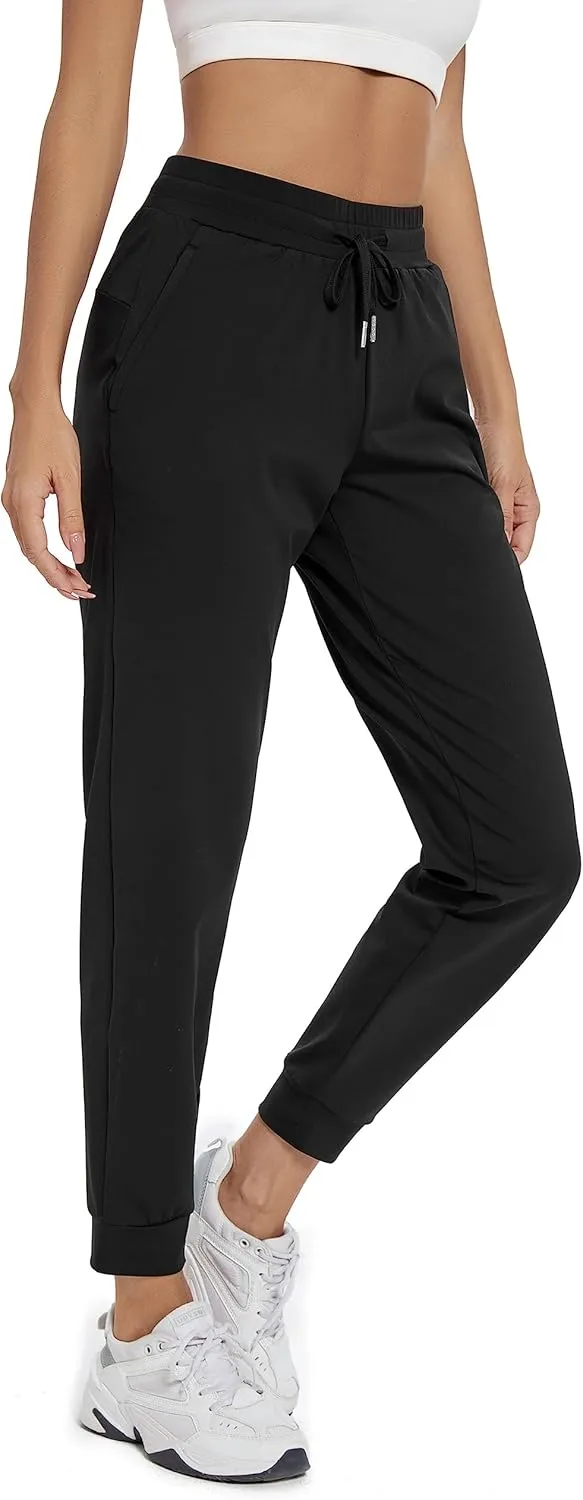 Blaosn Workout Joggers Pants for Women with Pockets Gym Yoga Athletic Sweatpants Girls Lounge Leggings Trendy Clothes Fall