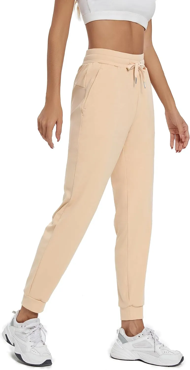 Blaosn Workout Joggers Pants for Women with Pockets Gym Yoga Athletic Sweatpants Girls Lounge Leggings Trendy Clothes Fall