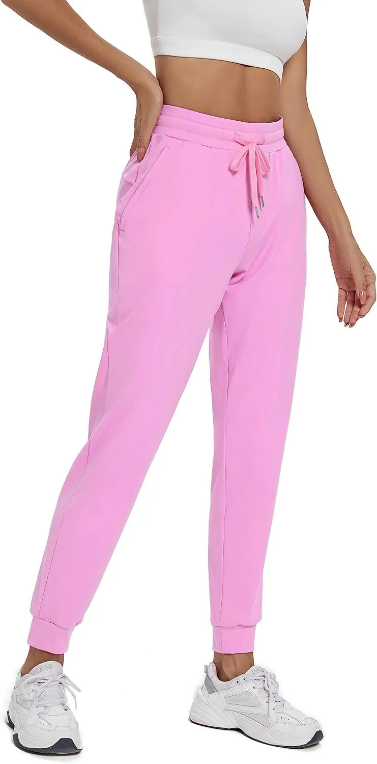Blaosn Workout Joggers Pants for Women with Pockets Gym Yoga Athletic Sweatpants Girls Lounge Leggings Trendy Clothes Fall