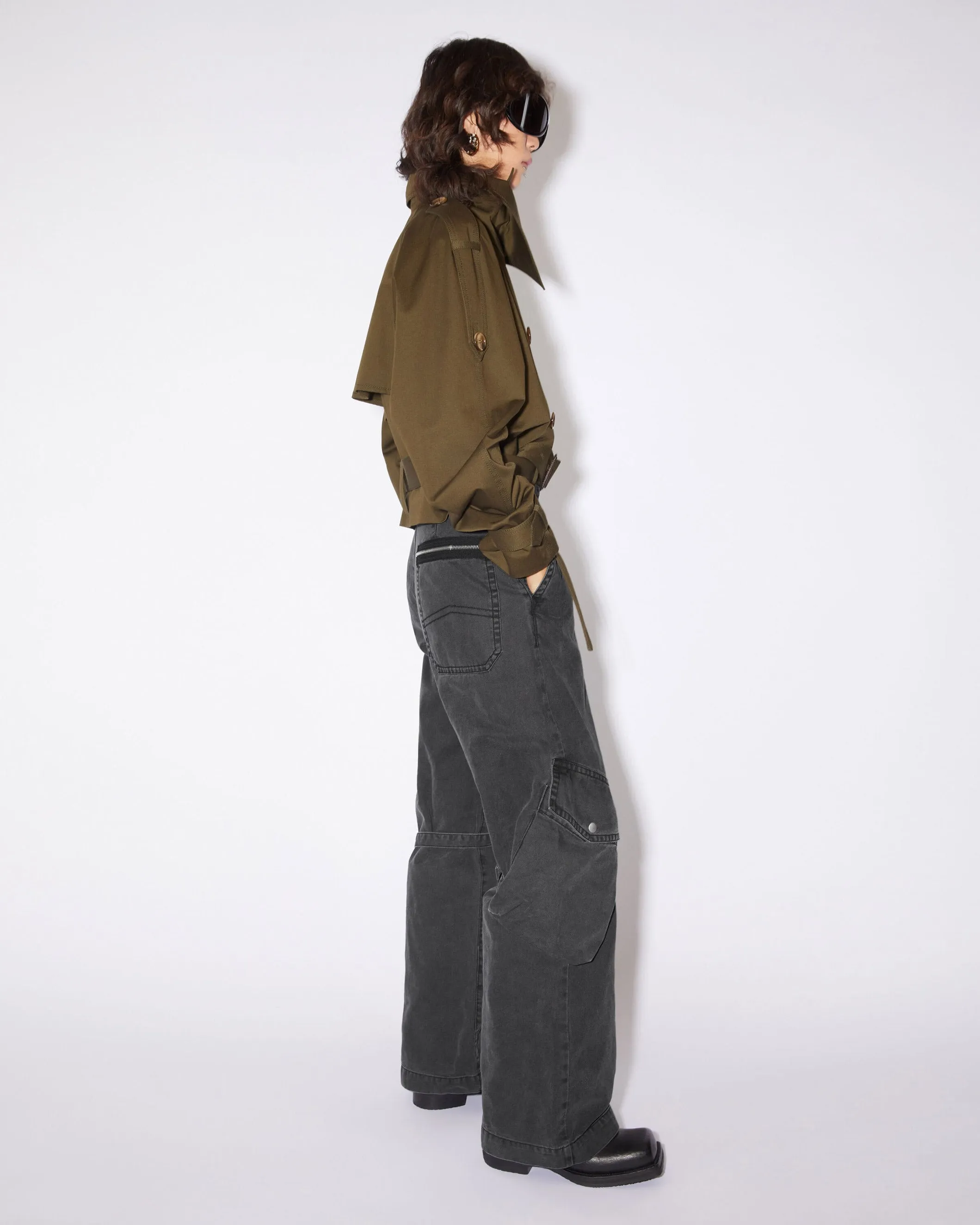 Cotton Canvas Cargo Trouser
