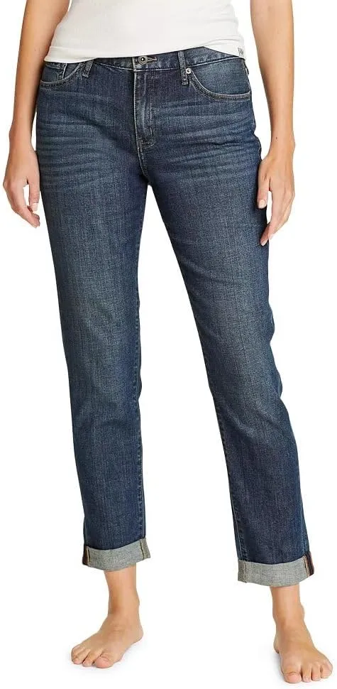 Eddie Bauer Women's Boyfriend Mid-Rise Jeans - Slim Fit