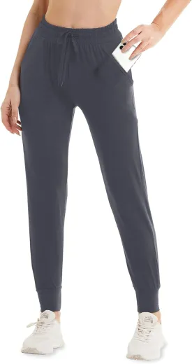 GAYHAY Joggers for Women with Pockets - Womens Sweatpants Lightweight Yoga Lounge Pants for Athletic Workout Gym Running