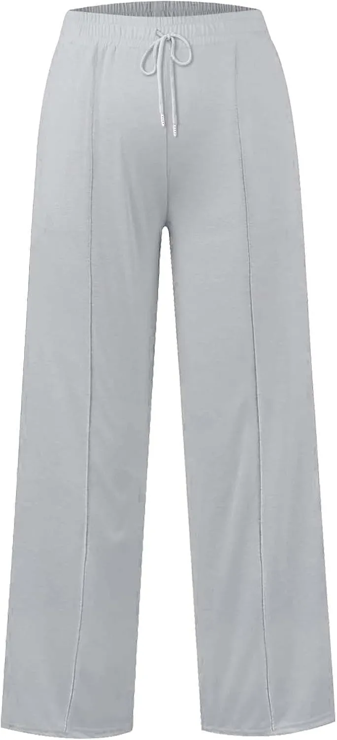 Girls Oversized Wide Leg Sweatpants Drawstring Kids Baggy Track Pants Casual Joggers Trousers Tween Girls Trendy Clothes