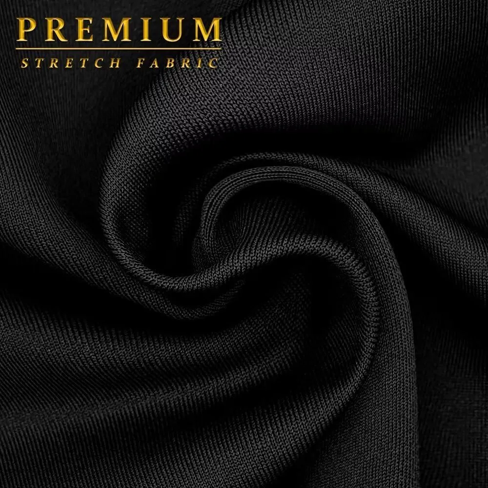 Hybrid & Company Womens Ultra Comfort Ponte Fabric Pull on Casual Wide Leg Pants