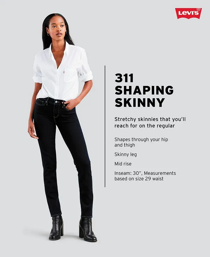 Levi's Women's 311 Mid Rise Skinny Jeans in Maui Views