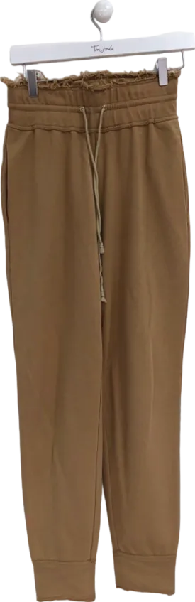 Mistress Rocks Brown Jogging Bottoms UK M