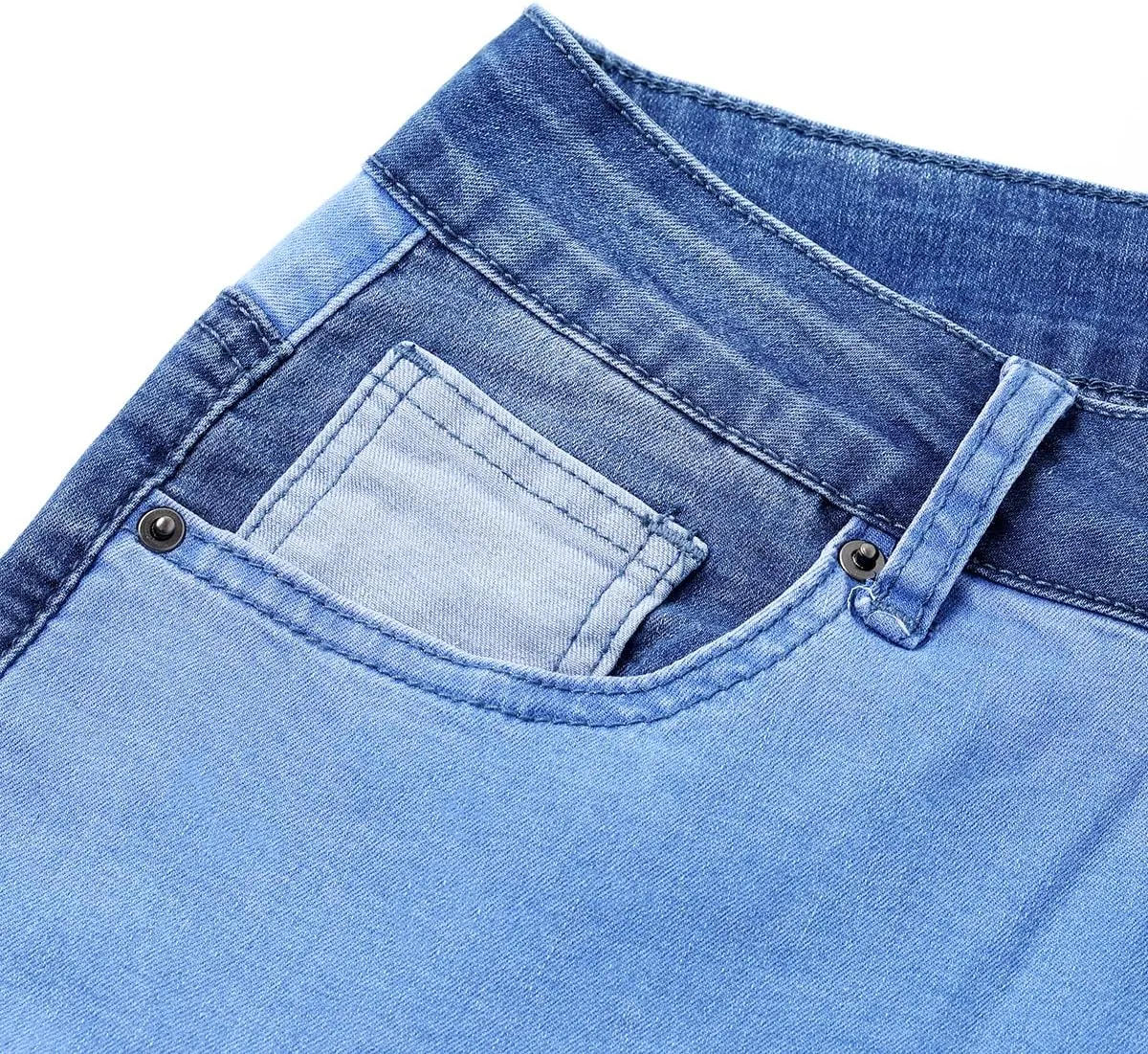 vanberfia High Waisted Jeans for Women: Skinny Denim Patchwork Stretch Pants for Various Occasions